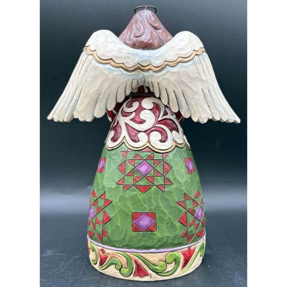 Jim Shore Enesco 10.25” Angel Prepare for Christmas Joy 2012 Collector 4027719 - Picture 3 of 9